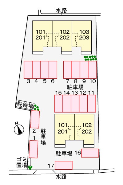 ベル・メゾン鶴市Ｂの物件外観写真