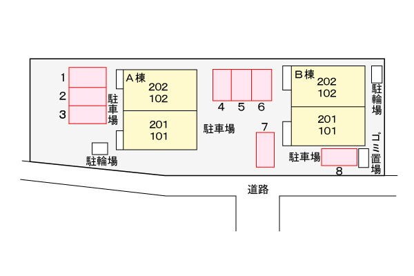 エム・エトアール　Ａの物件外観写真