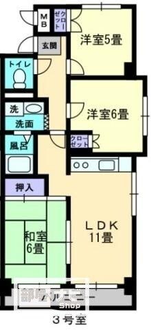 物件間取画像