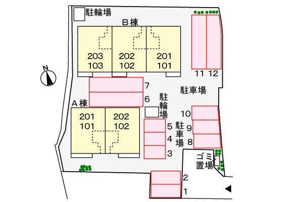 オーブリーＳ・Ｋ　Ａの物件外観写真
