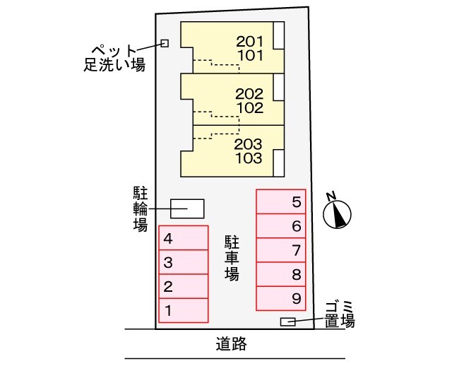 ルイ・メゾンの物件外観写真