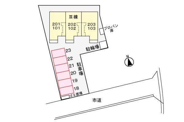 リーフグリーン　ハイツⅢの物件外観写真