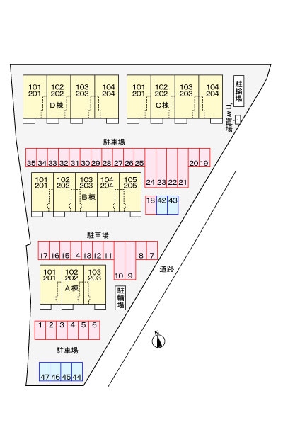 ルーベル太田Ｃの物件外観写真