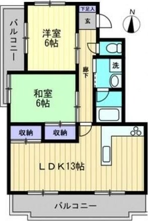 モアガーデンの物件間取画像