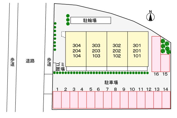 カルム香西の物件外観写真
