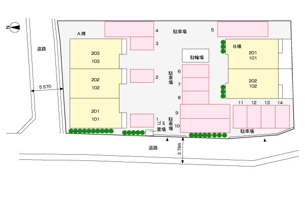 ル・レーヴＢの物件外観写真