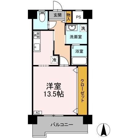 マンション ベアーズクラブの物件間取画像