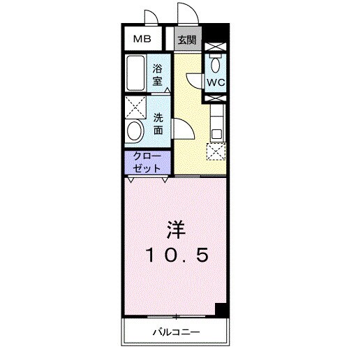 グランディール太田Ａの物件間取画像