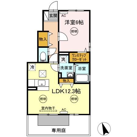 Orge A棟の物件間取画像