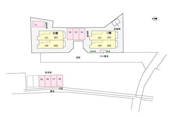 リバティハウスＢの物件外観写真