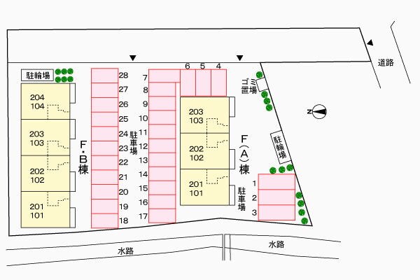 レジデンスＦ・Ｂの物件外観写真