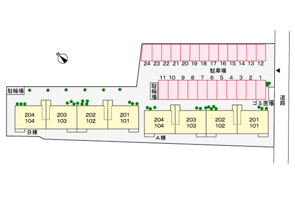 サイドヒル　Ｂの物件外観写真