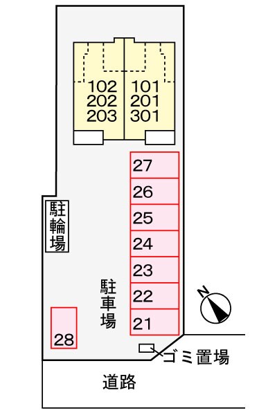 グローヴ・ガーデンⅢの物件外観写真