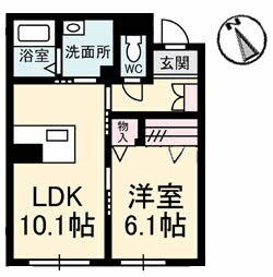 ベレオ ミルフィオーレの物件間取画像
