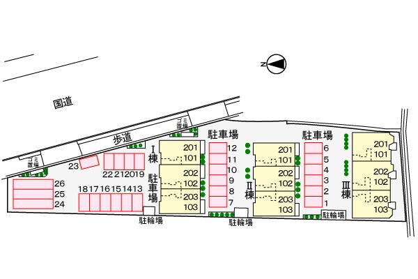 アンジュ・ベルーヴⅠの物件外観写真