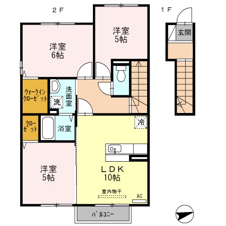 メゾン シンシアの物件間取画像