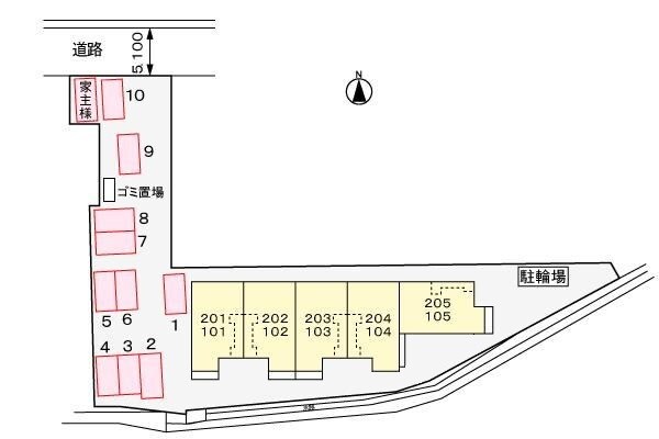 パル・ガーデン　６の物件外観写真