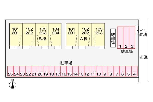 ポート　レーゼ木太Ｂの物件外観写真