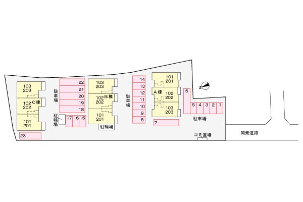 グローレＡの物件外観写真