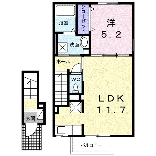 テール　フェルティル　Ⅱの物件間取画像