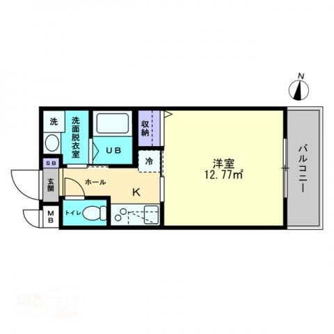 Ｌａｖｉｔａ扇町の物件間取画像