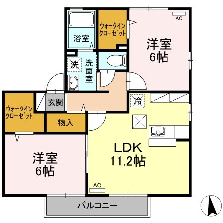 サンフラワー Ｍ･Ｔの物件間取画像