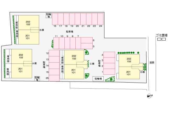 ラフィネ・メゾンＡの物件外観写真