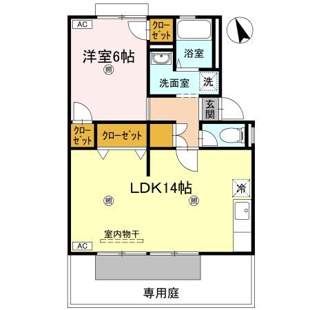 グリーンガーデン C棟の物件間取画像