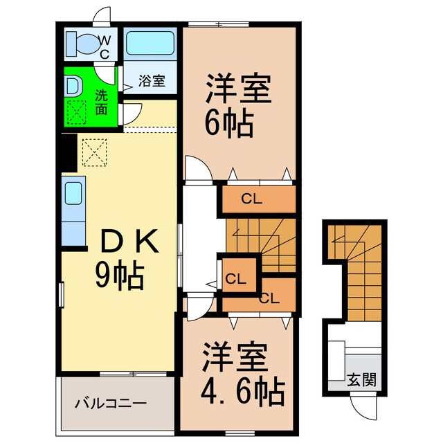 メゾンリヴァージュの物件間取画像