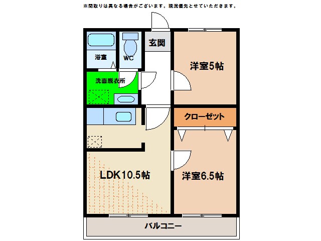 浅井ハイツの物件間取画像