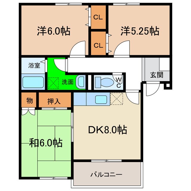 エクセレントハイツコスモⅠの物件間取画像