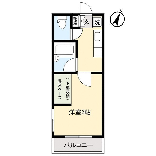 ウイングパレス飯塚の物件間取画像