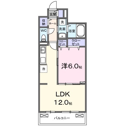 クラール　大島　Ａの物件間取画像