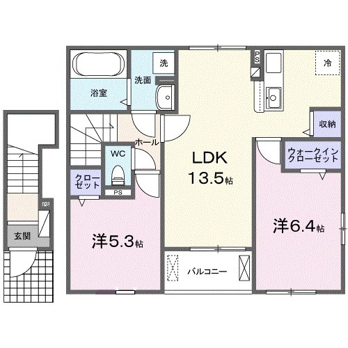 クレンベラの物件間取画像