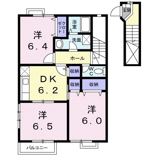 ＷＥＳＴＩＮの物件間取画像