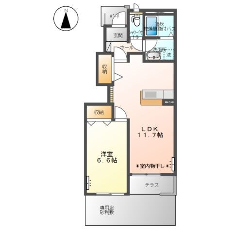 サンハイツの物件間取画像