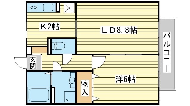 プラシードの物件間取画像