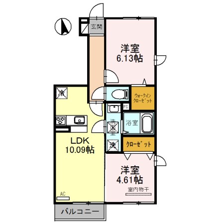 サンロイヤルの物件間取画像