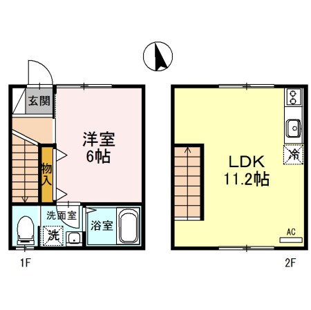 アーバン山吹の物件間取画像