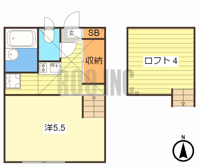 M’ｓフラッツの物件間取画像