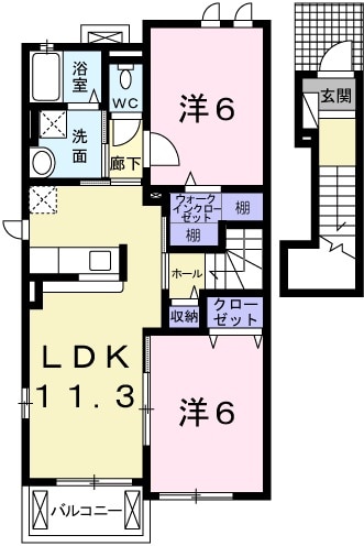 アルマーセンⅡの物件間取画像