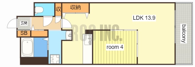 THE　MUSE栗山の物件間取画像