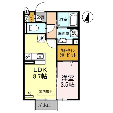 メゾンアドラブールの物件間取画像