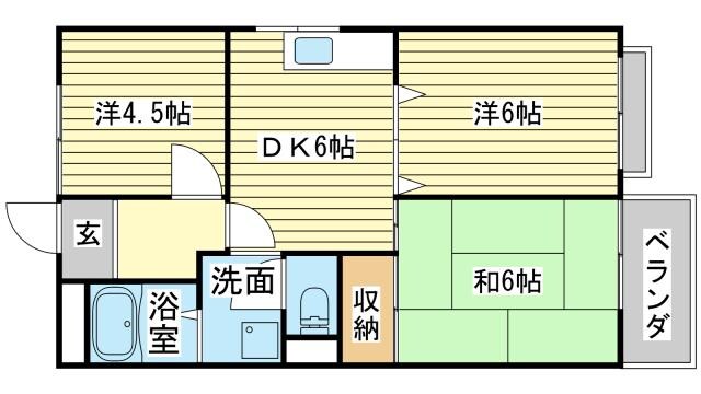 グランイル御立の物件間取画像