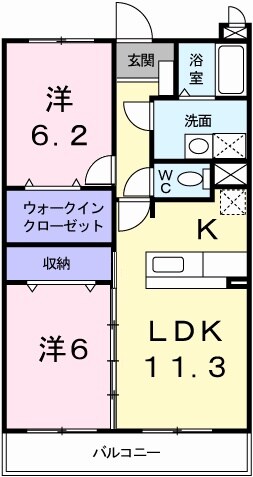 リバーサイドブライトの物件間取画像