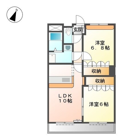 プランドールの物件間取画像