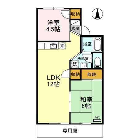 パークハイツ早瀬の物件間取画像