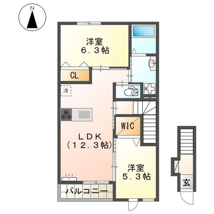 ｍｉｌｌｅ　ｅｕｐｈｏｒｉａの物件間取画像