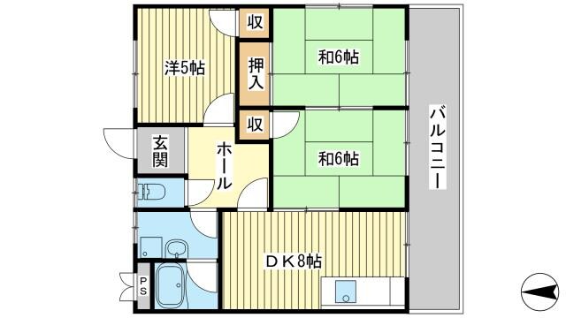 辻井レジデンスの物件間取画像