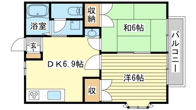 エスポワール・ヌーボーの物件間取画像